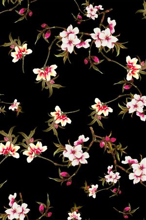 小碎花印花华亿平台图片