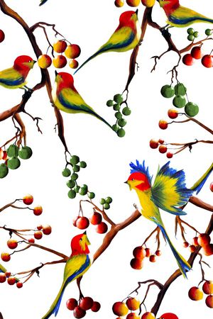 鸟印花华亿平台图片