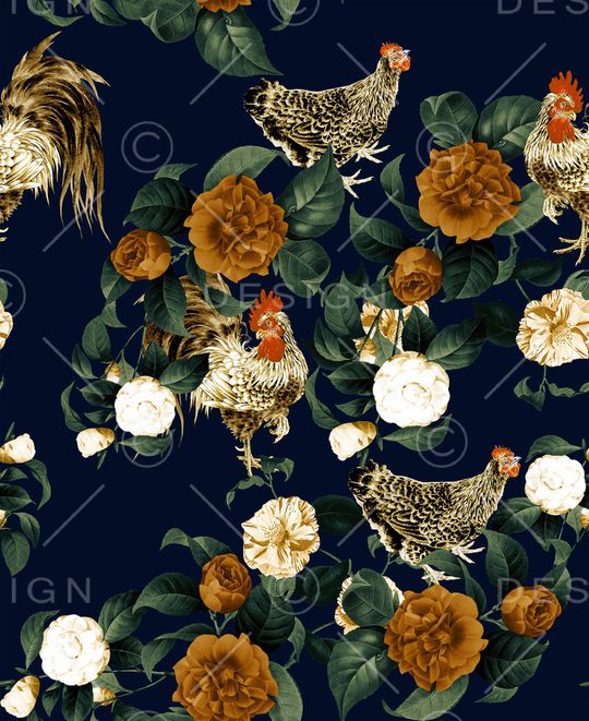 郁金香印花华亿平台图片