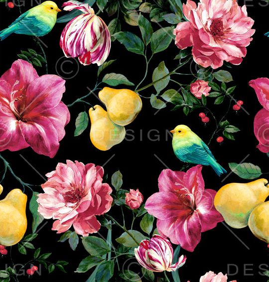 牡丹印花华亿平台图片