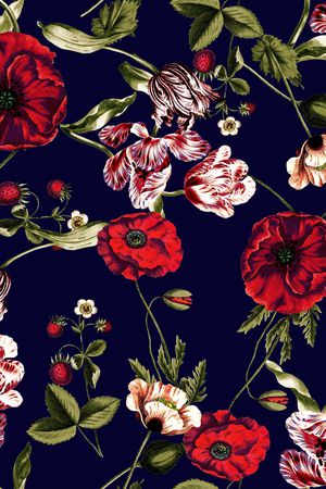 郁金香印花华亿平台图片