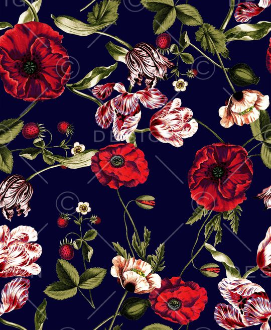 郁金香印花华亿平台图片