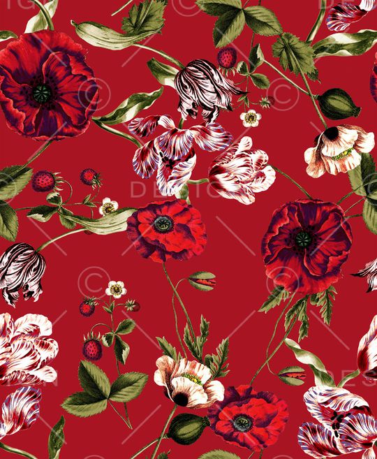 郁金香印花华亿平台图片