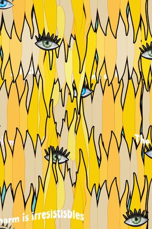 眼睛印花华亿平台图片