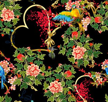 1098354-牡丹鹦鹉-黑