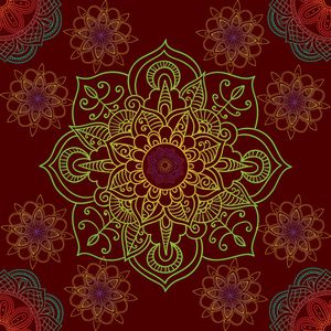 复古印花华亿平台图片