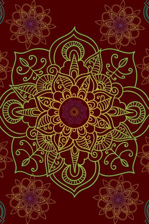 复古印花华亿平台图片