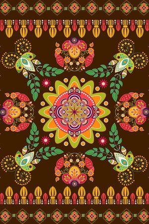 复古印花华亿平台图片