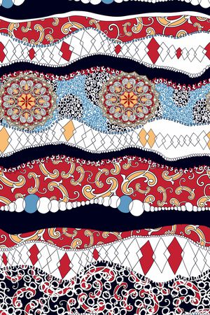 波西米亚印花华亿平台图片