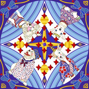 大牌风印花华亿平台图片