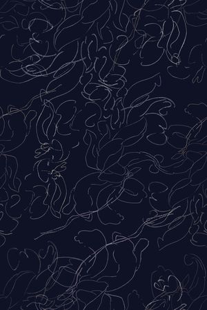 抽象花卉印花华亿平台图片