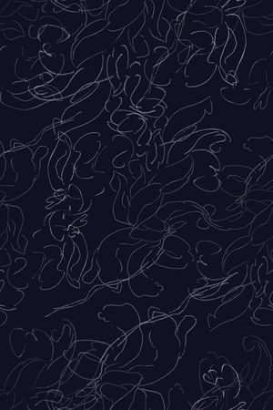 抽象花卉印花华亿平台图片