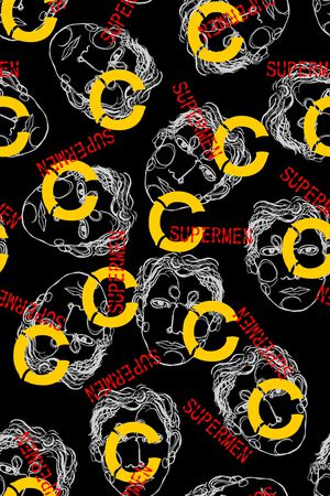 字母印花华亿平台图片