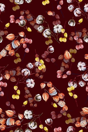 1098712-手绘花叶 18074784d