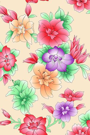 绿色印花华亿平台图片