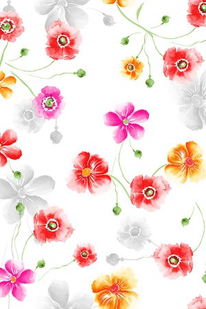 水墨风印花华亿平台图片