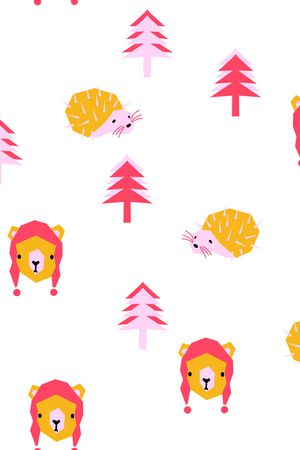 卡通人物印花华亿平台图片