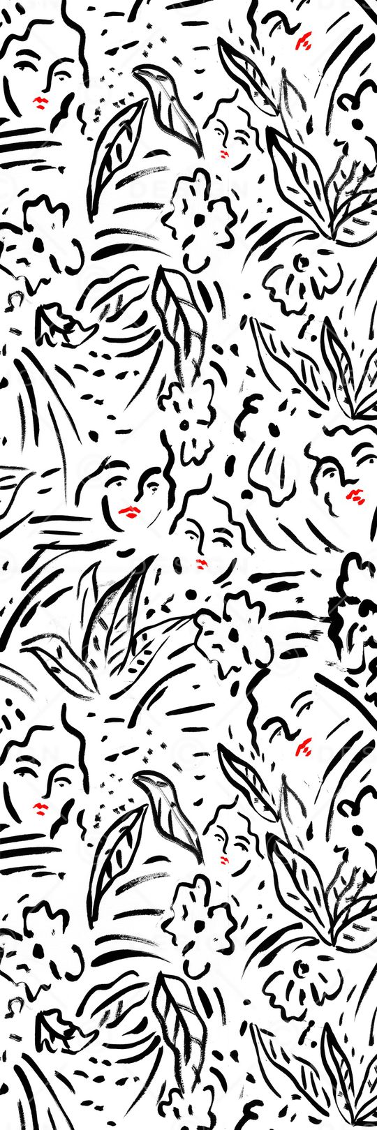 线条印花华亿平台图片