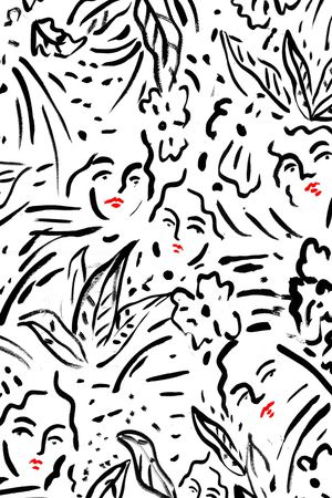 线条印花华亿平台图片