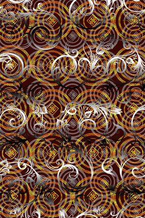 渐变花纹印花华亿平台图片