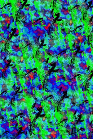 鱼印花华亿平台图片