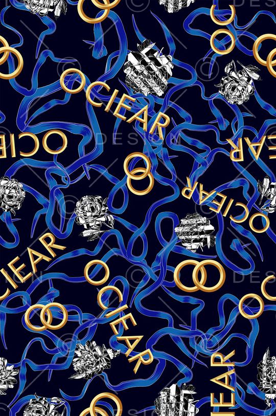 抽象男装印花华亿平台图片