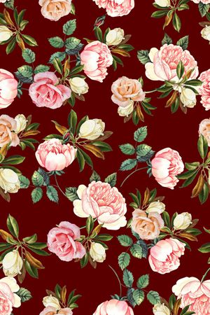 植物印花华亿平台图片