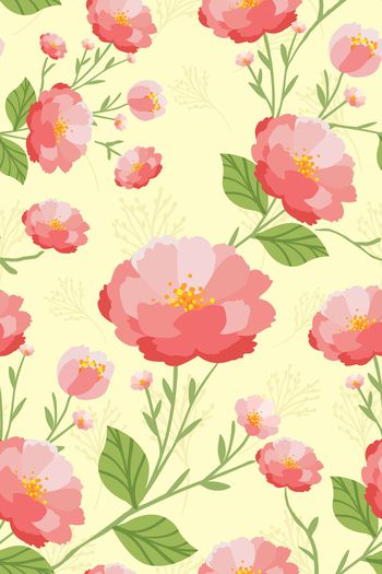 民族花卉印花华亿平台图片