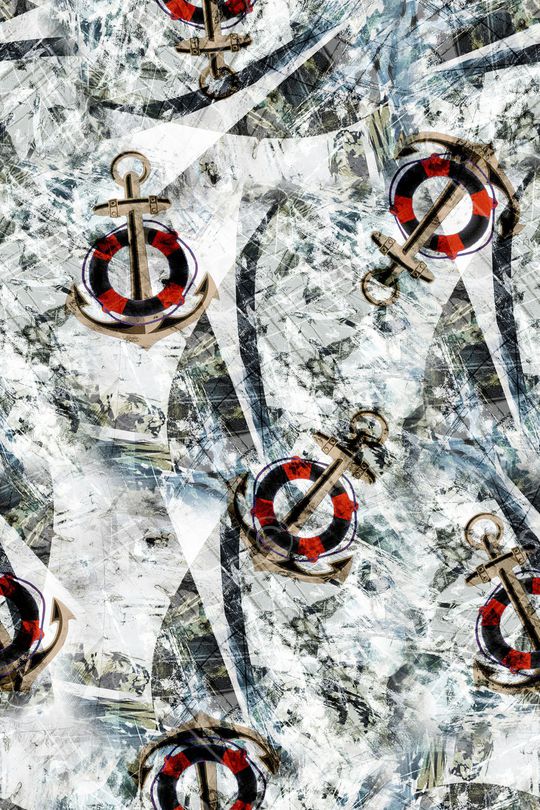 抽象印花华亿平台图片