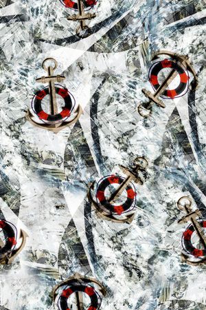 抽象印花华亿平台图片