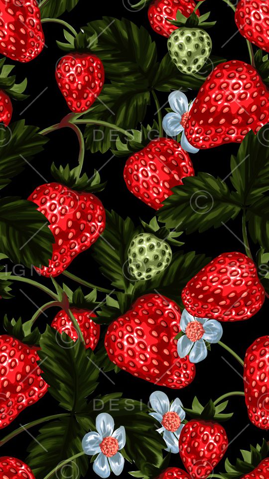 草莓印花华亿平台图片