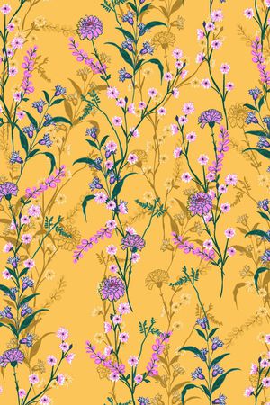 小碎花印花华亿平台图片