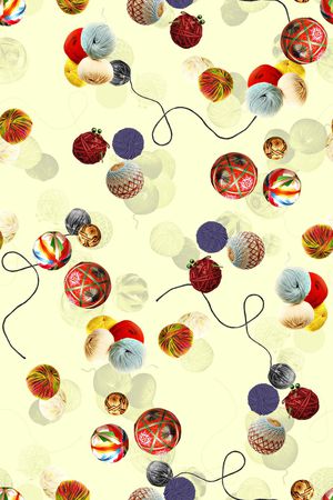 毛线球印花华亿平台图片