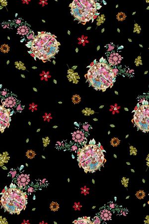 淑女印花华亿平台图片