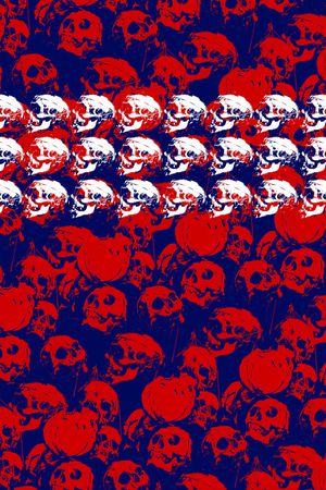 骷髅印花华亿平台图片