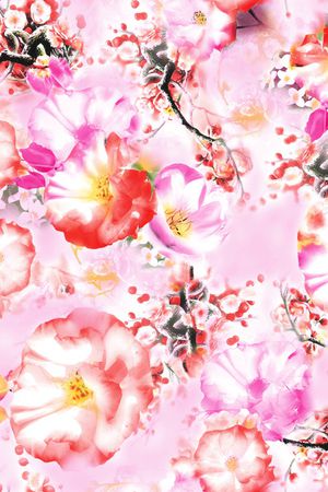 小碎花印花华亿平台图片