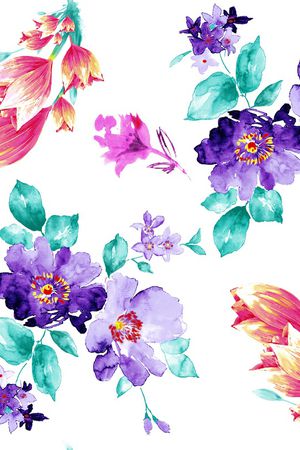 白底花印花华亿平台图片