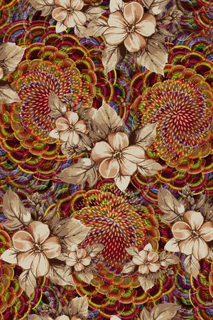 抽象印花华亿平台图片