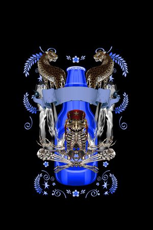 抽象印花华亿平台图片