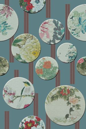 条纹印花华亿平台图片