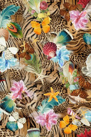 珊瑚印花华亿平台图片