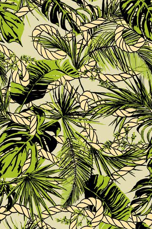 绿植树叶印花华亿平台图片