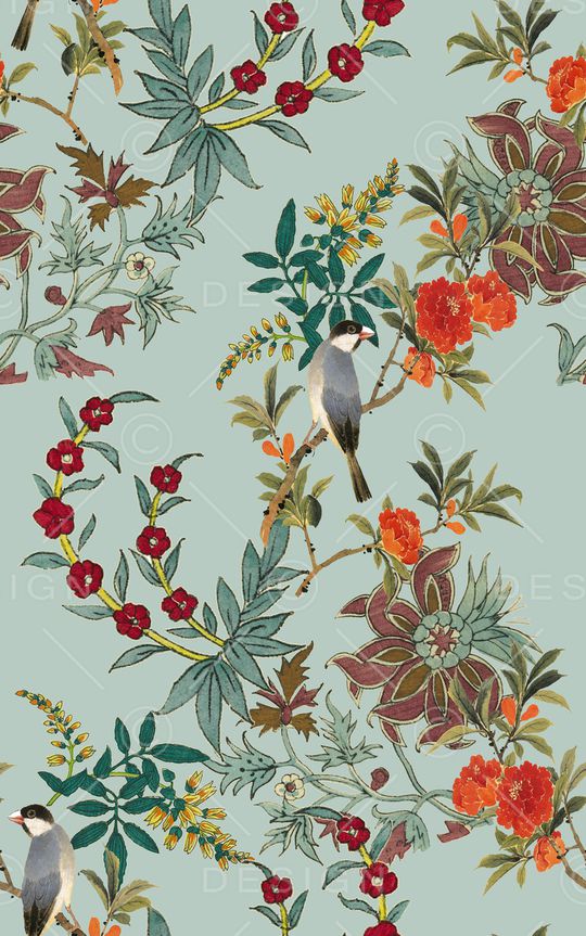 鸟印花华亿平台图片