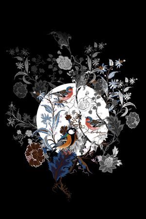 鸟印花华亿平台图片