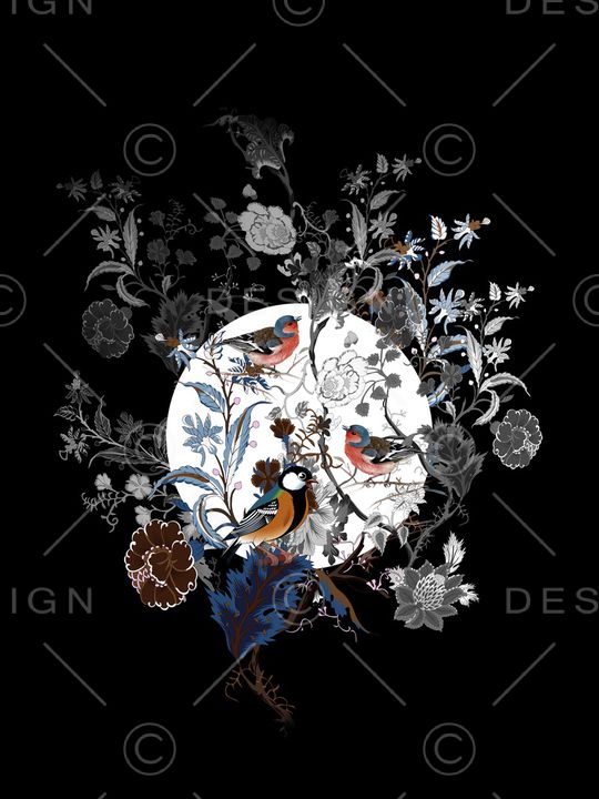 鸟印花华亿平台图片