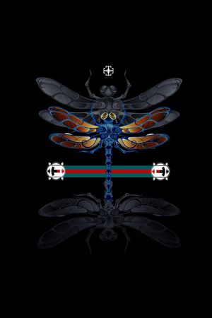 蜻蜓印花华亿平台图片