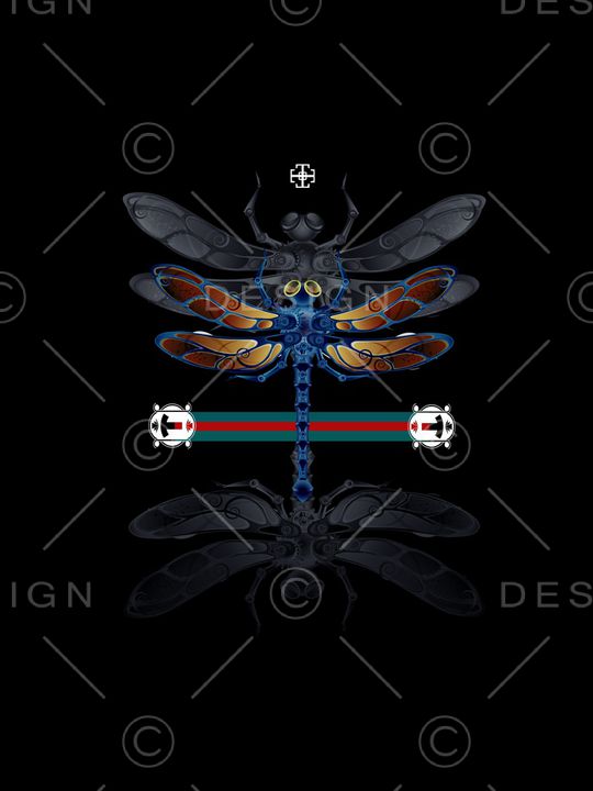 蜻蜓印花华亿平台图片