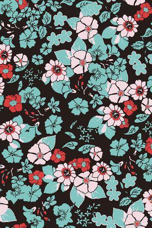 小碎花印花华亿平台图片