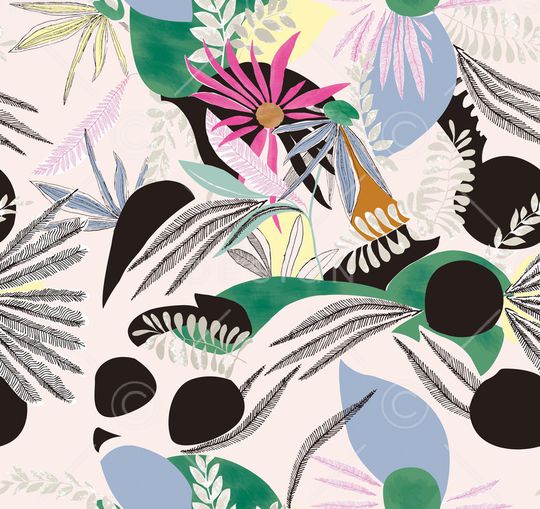 抽象印花华亿平台图片