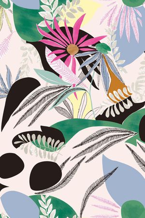 抽象印花华亿平台图片